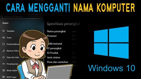 Tutorial Cara Mengganti Nama Komputer Di Windows How To Change