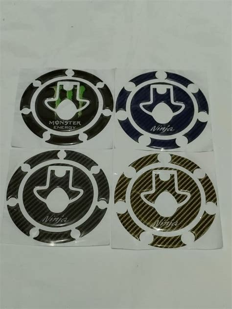 Stiker Timbul Tutup Tangki Ninja Rr R Variasi Carbon Lazada Indonesia