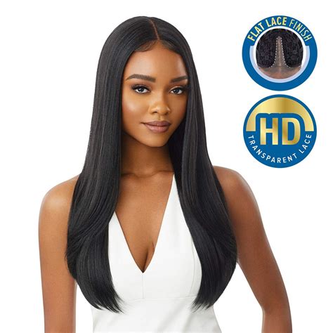 Outre HD Lace Front Wig Sleek Lay Part Chanelle 2 Synthetic Lace