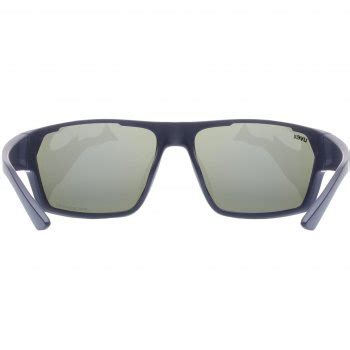 Uvex Sportstyle 233 P Glasses Deep Space Matt Polavision Mirror Blue