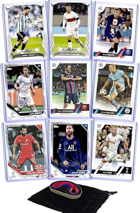 Amazon Soccer Cards Superstars Set Lionel Messi Cristiano