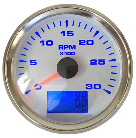 Pc Marine Mm Rpm Toerenteller Gauge Tunin Grandado