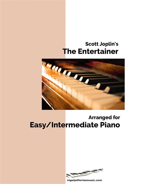 The Entertainer Arr Nigel Jefferies Sheet Music Joplin Piano Solo