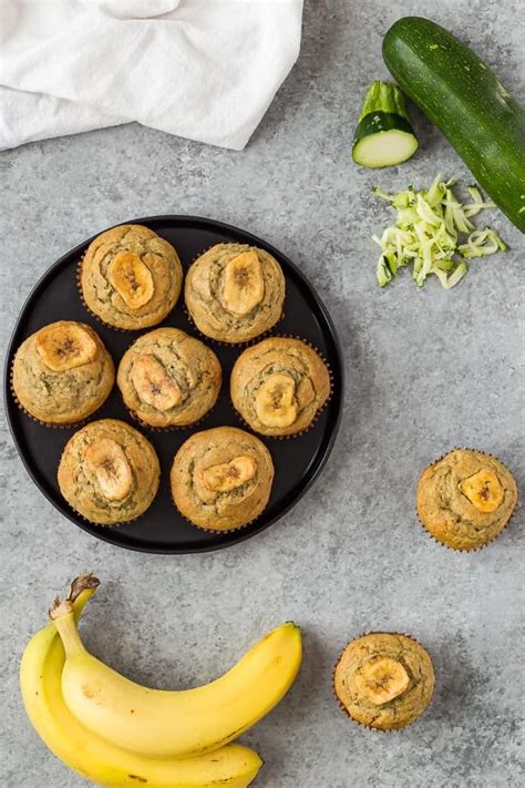 Zucchini Banana Muffins Baked By An Introvert Zucchini Banane Banana