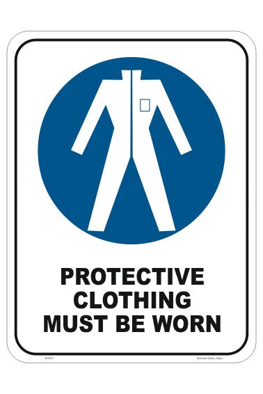 Mandatory PPE Clothing Signs National Safety Signs