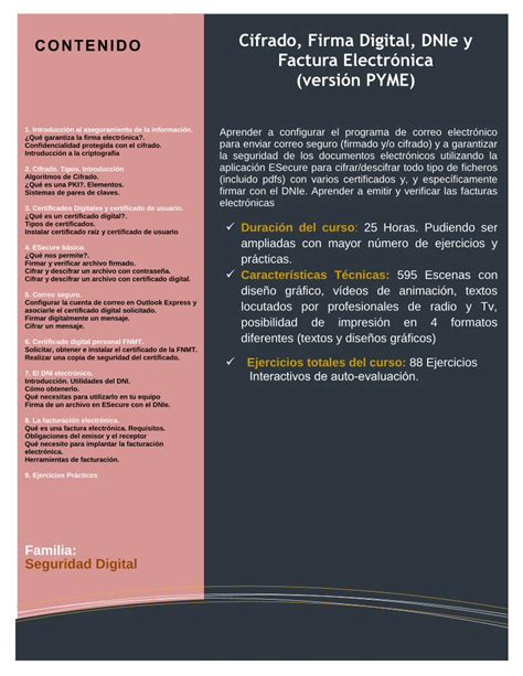 Pdf E Contenido Cifrado Firma Digital Dnie Y Qu Garantiza La