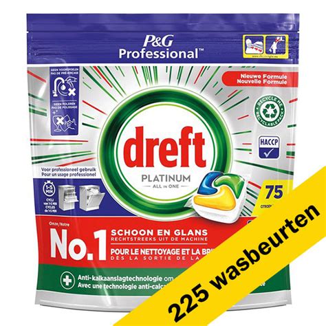 Aanbieding Dreft Professional All In One Platinum Vaatwastabletten