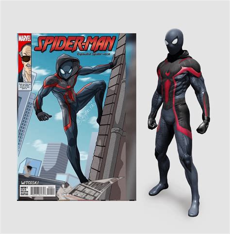 [image] This Is A Suit Morph Combining Suits From The Spider Man Ps4 Game To Create A Fan