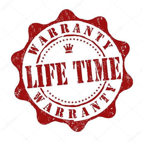 Lifetime Warranty Stamp Stock Vector Image By Roxanabalint