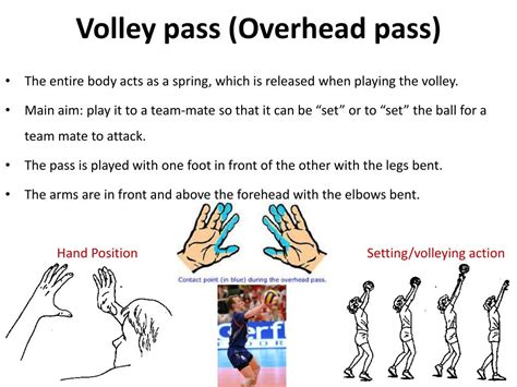 Overhead Pass In Volleyball