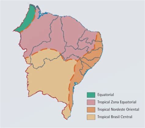 Climas Do Nordeste - Clima da Região Nordeste - Toda Matéria
