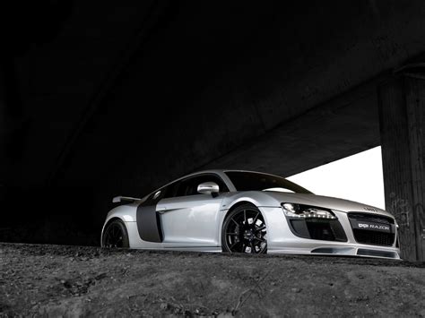 Audi R8 Spyder Wallpaper White