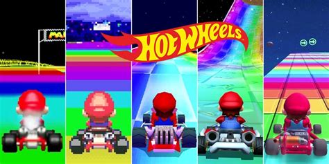 Hot Wheels Mario Kart Rainbow Road