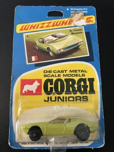 Yahoo オークション 1970 Corgi Juniors De Tomaso Mangusta Super F