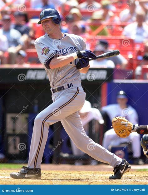 Richie Sexton Milwaukee Brewers Editorial Photo Image Of Athlete