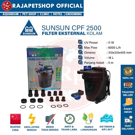 Jual EXTERNAL FILTER SUNSUN GRECH CPF 2500 CANISTER FILTER