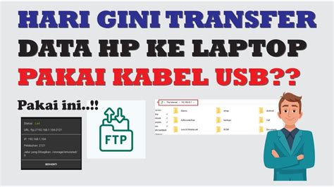 Cara Transfer Data Dari HP Ke Laptop Tanpa Kabel USB YouTube