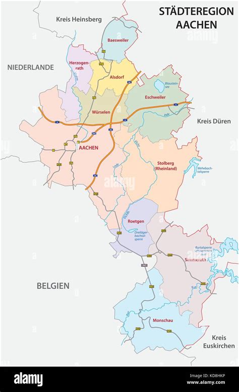 Mappa Di Aquisgrana Immagini E Fotografie Stock Ad Alta Risoluzione Alamy