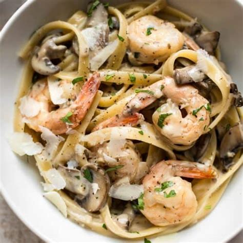 Creamy Shrimp And Mushroom Pasta The Recipe Critic