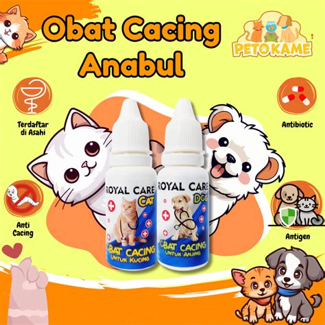 Jual Royal Care Obat Cacing 10 Ml Obat Cacing Kucing Anjing Shopee