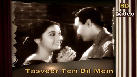 Tasveer Teri Dil Mein Suhane Pal Maya 1961 Vipin Sachdeva