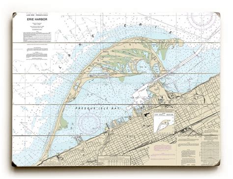 Lake Erie Depth Chart Map - Ponasa