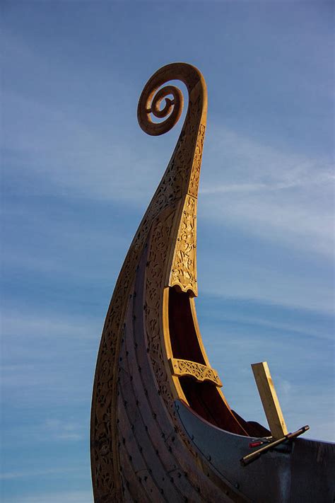 The Bow of a Viking Ship Photograph by Arne Beruldsen