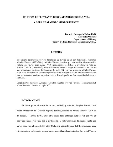 PDF Froylán Turcios Y La Campaña A Favor De Sandino En 57 OFF