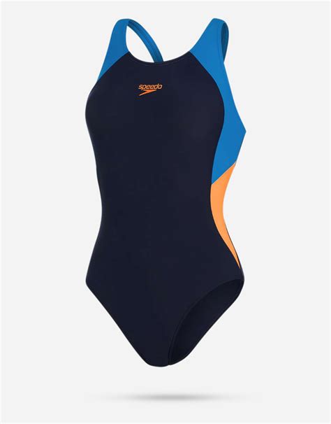 Speedo Womens Pool Colorblock Splice Muscleback Thillartssports