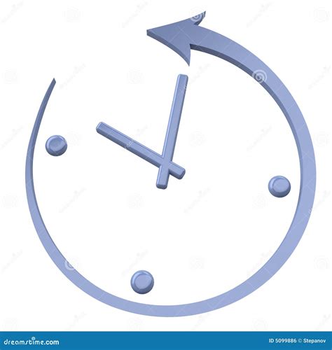 Turn back the clock. stock illustration. Image of shape - 5099886