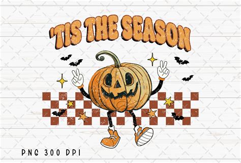 Tis The Season Pumpkin Halloween Png Graphic By Flora Co Studio