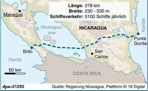 Pachtvertrag für Land am Nicaragua Kanal abgeschlossen