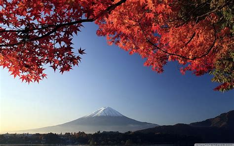 Hd Wallpaper Mt Fuji Landscape Mount Fuji Japan Mist Mountain