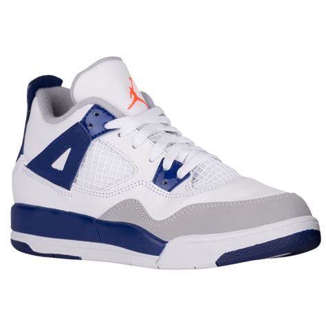 Jordan Retro 4 - Girls' Preschool - Basketball - Shoes - White/Hyper ...