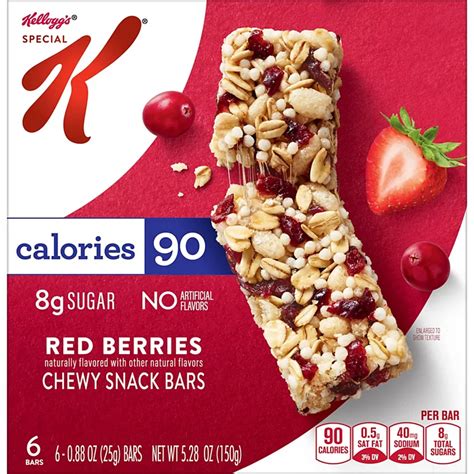 Kelloggs Special K Chewy Snack Bars Red Berries Shop Granola And Snack