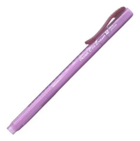 Caneta Borracha Click Eraser Ze T Fucsia Pentel Mercadolivre