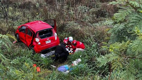 Cae Veh Culo Al R O Santa Catarina Deja Personas Lesionadas Abc