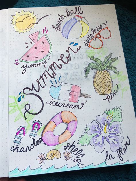 Summer Drawings Ideas