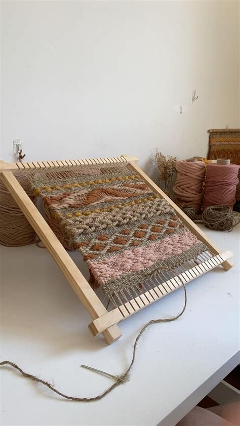 Weaving Loom Diy Weaving Loom Projects Macrame Projects Weaving Art