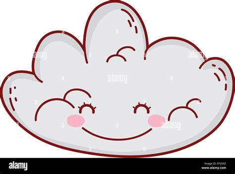 Cute cloud drawing cartoon Stock Vector Image & Art - Alamy