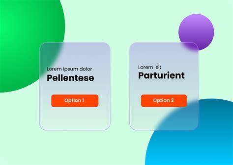 Animated Glass Morphism Cards Figma