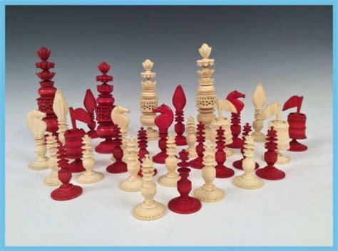 Antique Ivory Chess Set - 💎Unseen Intriguing Sets [2023 Coolest]