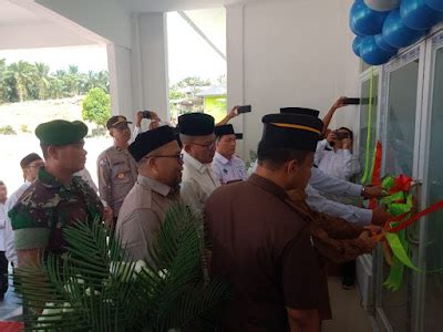 Danramil Hadiri Peresmian Gedung Balai Nikah Dan Manasik Haji Kua