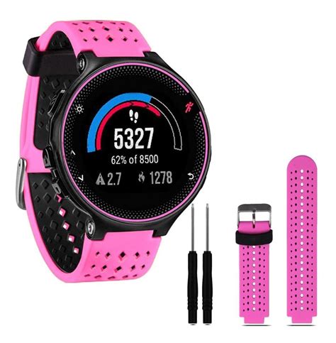 Correa Garmin Forerunner Xt Fucsia Negro Cuotas