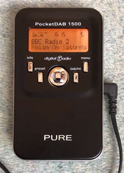 Pure Pocketdab Rds Dab Fm Radio With Sennheiser Mx Earphones