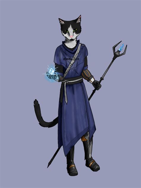 Oc I Made My Cat Into A Kajiit From Skyrim Rcharacterdrawing