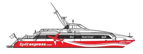 New Fast Ferry From Split Airport To Brac And Hvar Islands Croatia