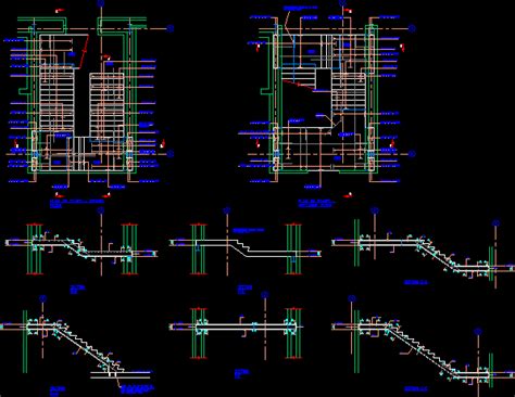 Concrete Stairs Dwg Elevation For Autocad Designs Cad Software Imagesee