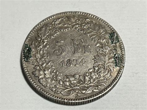 5 Franken 1874 900 Silber Kaufen Auf Ricardo