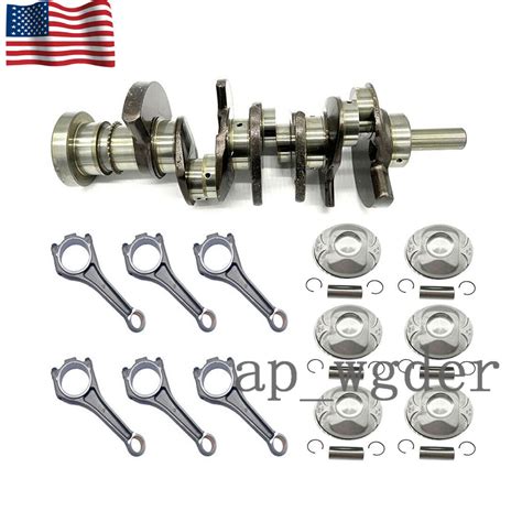 Fit Aj L V Engine Crankshaft Rod Piston Kit Jaguar Land Rover